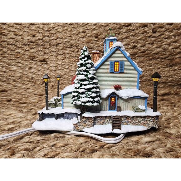 Danbury Mint Christmas Cove Salty Stores General Market Holiday Snow Village - Picture 5 of 11